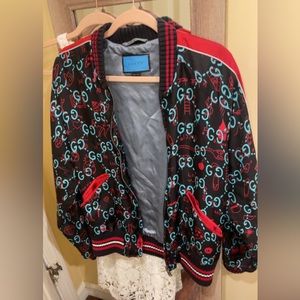 Gucci ghost collection bomber jacket. Worn a few times, like new.